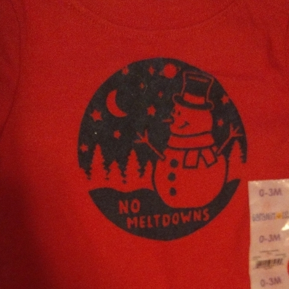 Garanimals Red Bodysuit with Black Graphic Design​ - Picture 2 of 5